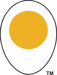 Sticker- Egg w Outline 2.31"x3"