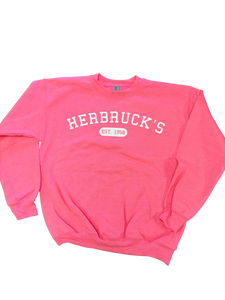 Pink Herbruck's Crewneck (Adult)