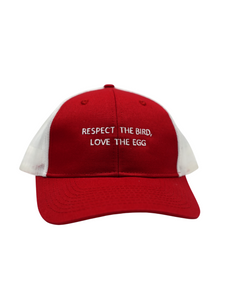 Red Mesh Back Hat