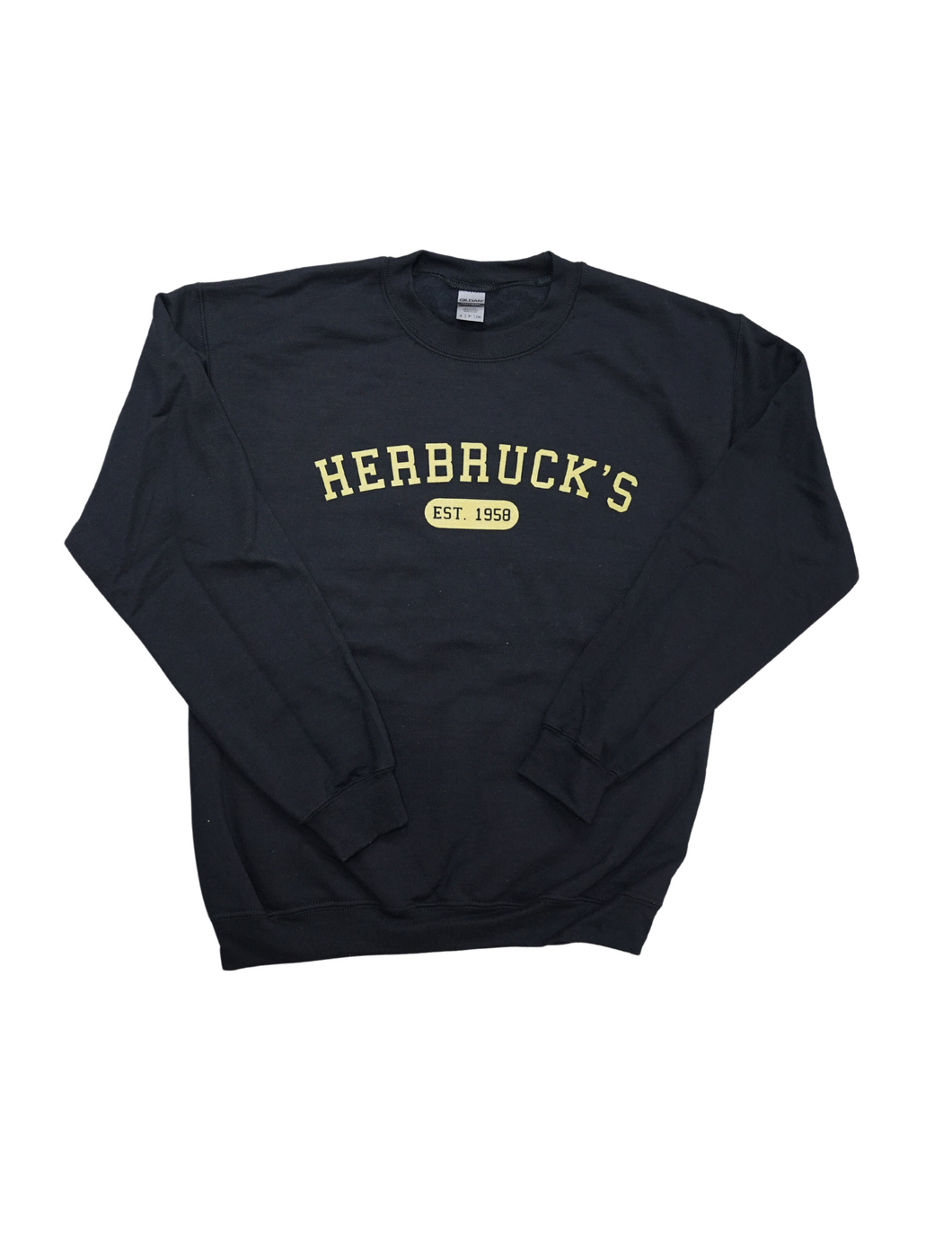Black Herbruck's Crewneck