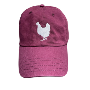 Maroon Chicken Hat